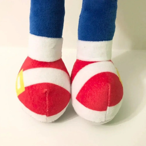 Sonic The Hedgehog Plush 11  Inch Tall Missing Tag Flaws - Picture 13 of 16